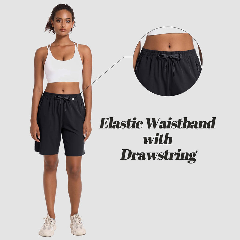 Women's Lightweight Quick-Dry Hiking Shorts with 3 Pockets 3