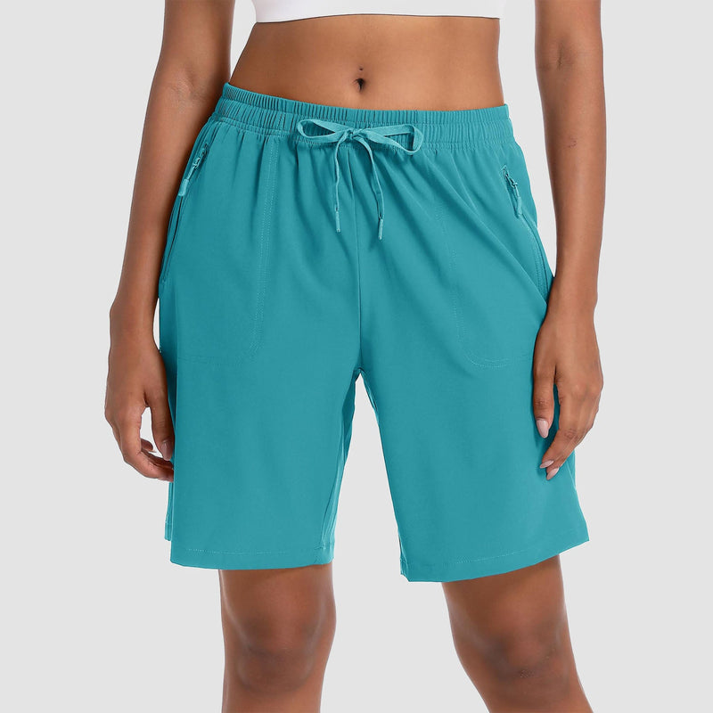 Women's Lightweight Quick-Dry Hiking Shorts with 3 Pockets 6