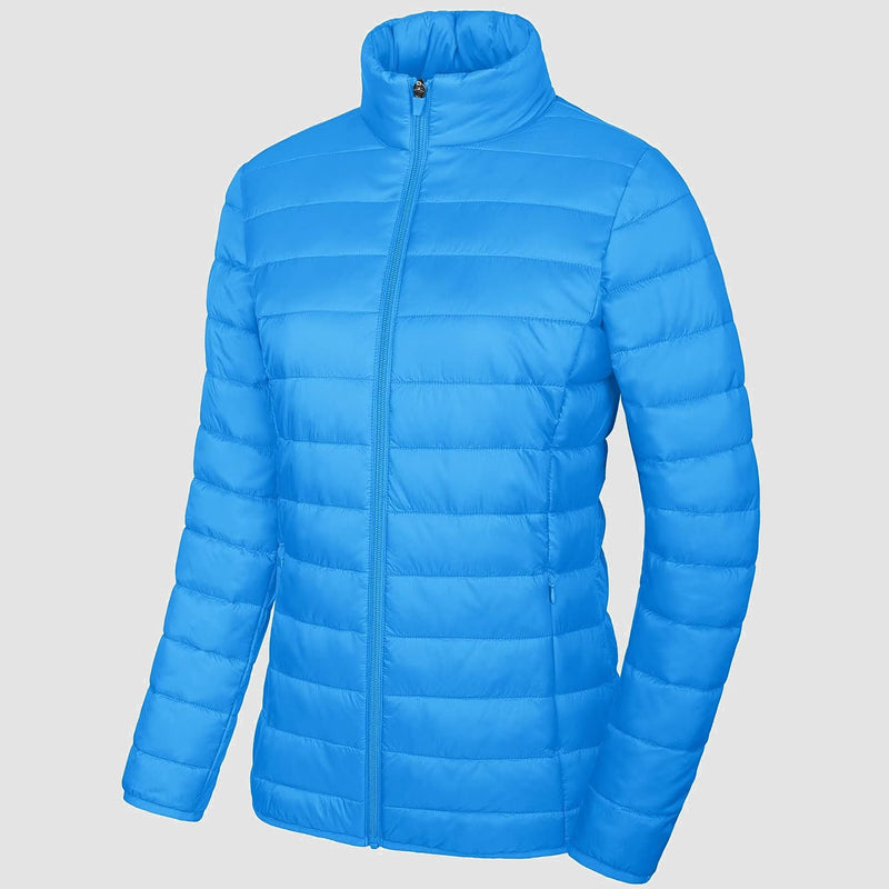 Women's Lightweight Quilted Puffer Jacket Full Zip Winter Coat 20