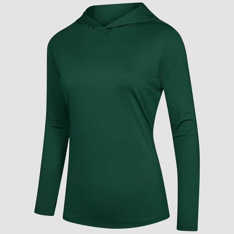 Women's Mint Hoodie Shirt - UPF 50+ Sun Protection, Long Sleeve 10
