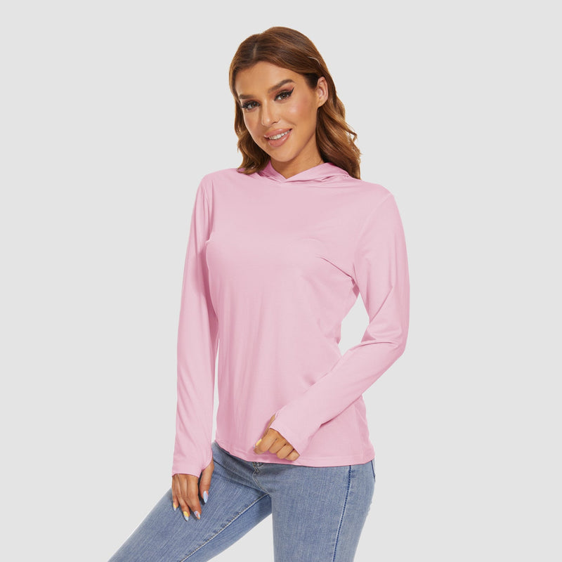 Women's Mint Hoodie Shirt - UPF 50+ Sun Protection, Long Sleeve 5