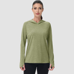 Women's Mint Hoodie UPF 50+ Sun Protection Shirt with Thumb Hole 0