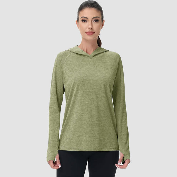 Women's Mint Hoodie UPF 50+ Sun Protection Shirt with Thumb Hole 0