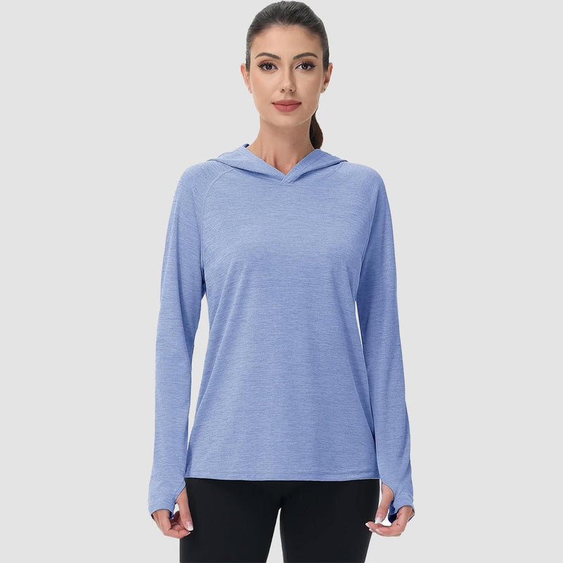 Women's Mint Hoodie UPF 50+ Sun Protection Shirt with Thumb Hole 11