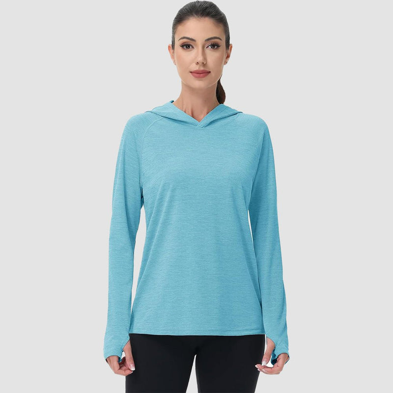 Women's Mint Hoodie UPF 50+ Sun Protection Shirt with Thumb Hole 13