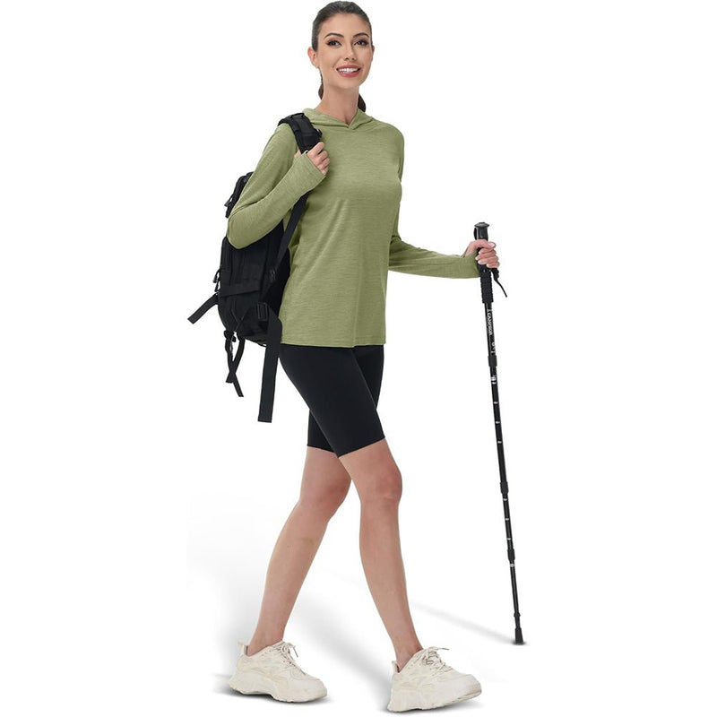 Women's Mint Hoodie UPF 50+ Sun Protection Shirt with Thumb Hole 3