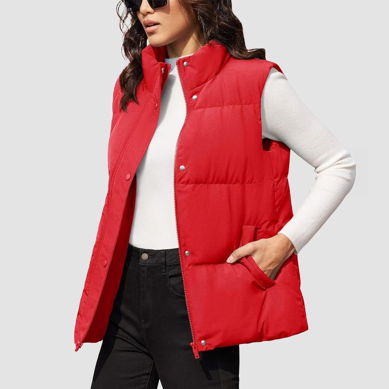 Women's Oversized Puffer Vest 10
