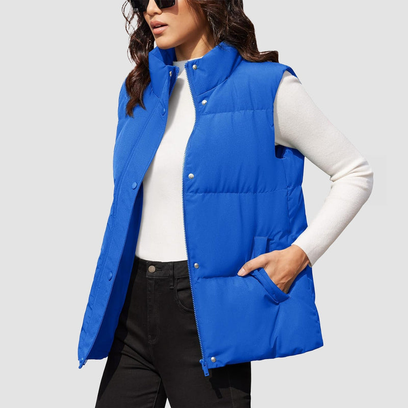 Women's Oversized Puffer Vest 15