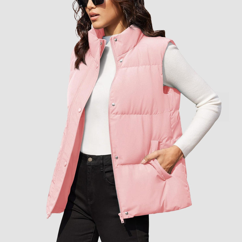 Women's Oversized Puffer Vest 18