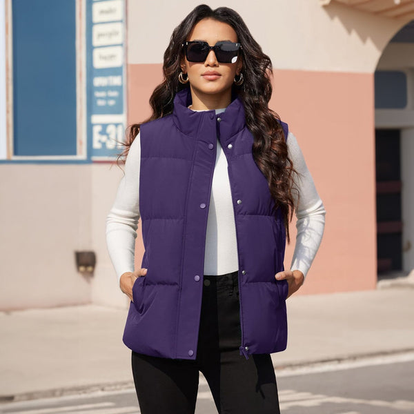 Women's Oversized Puffer Vest 1