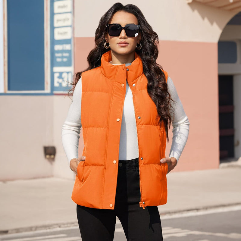 Women's Oversized Puffer Vest 7