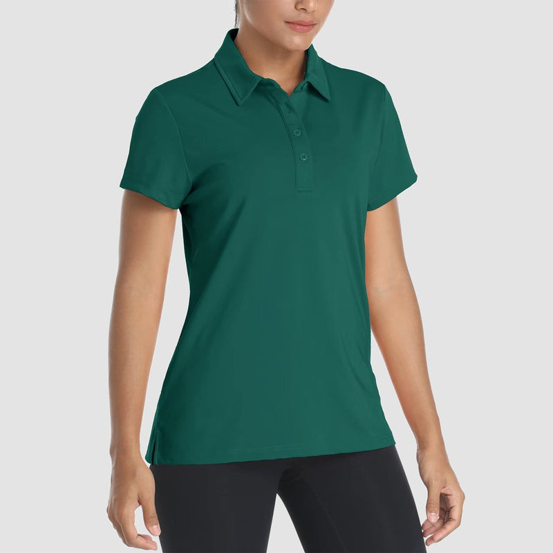 Women's Quick-Dry Polo Shirt - Casual & Golf Short Sleeve 19