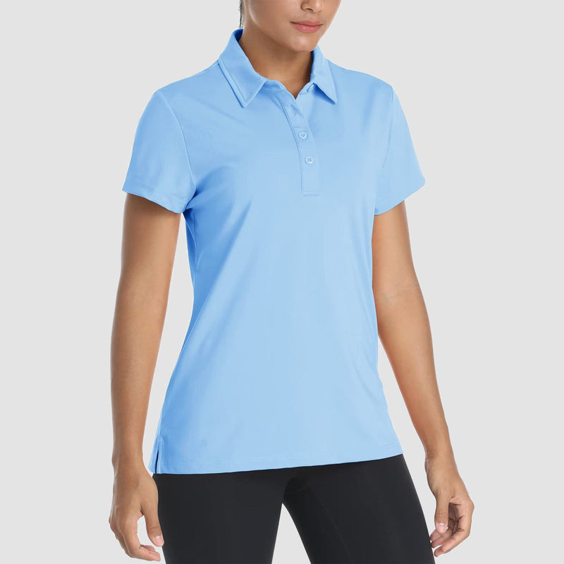 Women's Quick-Dry Polo Shirt - Casual & Golf Short Sleeve 9