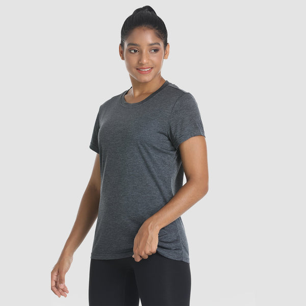 Women's Quick-Dry Short Sleeve Running Workout T-Shirt 0