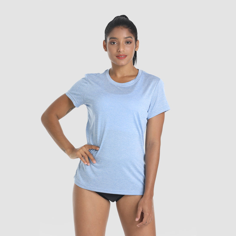 Women's Quick-Dry Short Sleeve Running Workout T-Shirt 5