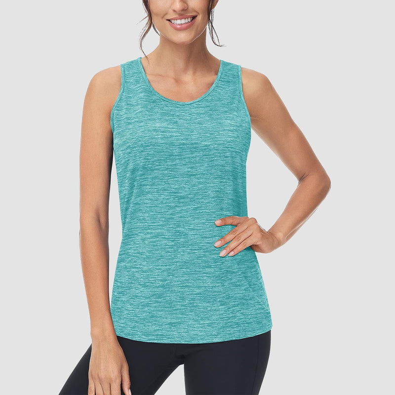Women's Quick-Dry Sun Protection Workout Tank Top 10