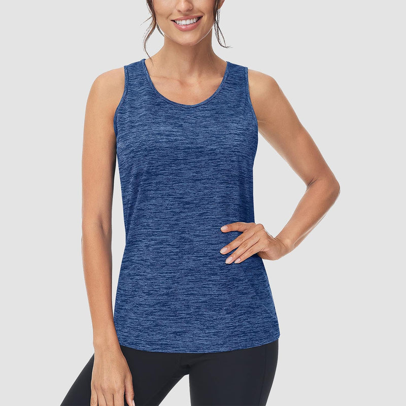 Women's Quick-Dry Sun Protection Workout Tank Top 11