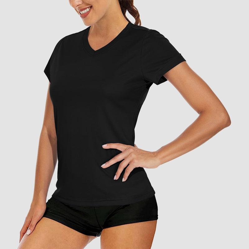 Women's Quick-Dry V-Neck Athletic T-Shirt 24