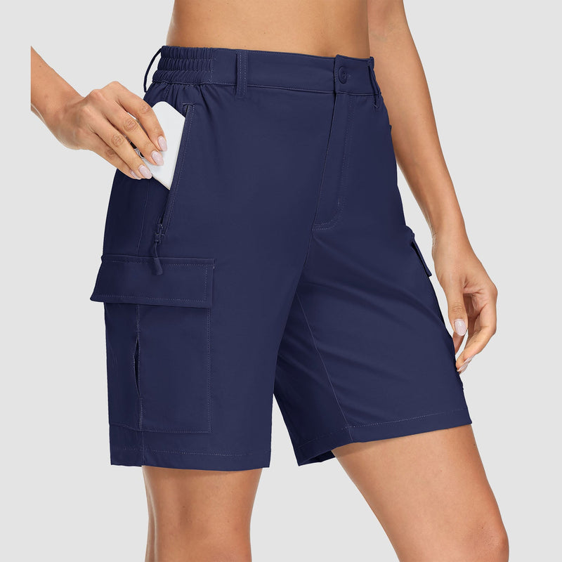Women's Quick Dry Cargo Shorts - 5-Pocket & Ripstop 2
