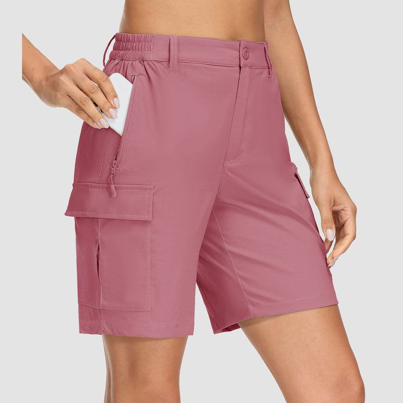 Women's Quick Dry Cargo Shorts - 5-Pocket & Ripstop 3