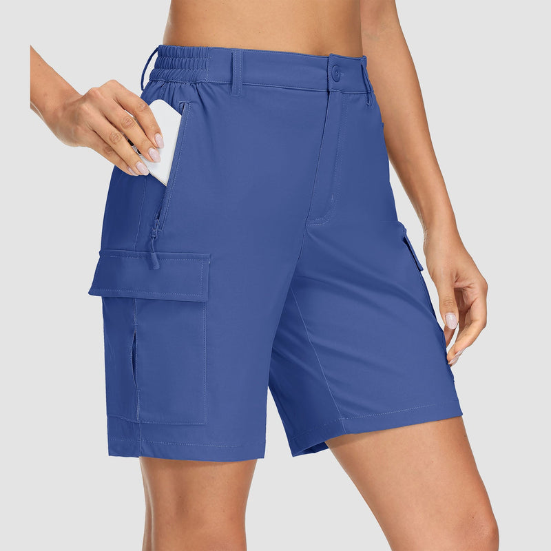 Women's Quick Dry Cargo Shorts - 5-Pocket & Ripstop 6