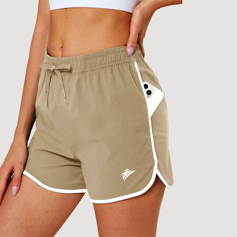 Women's Running Shorts with 2 Pockets Quick Dry Yoga Shorts 6