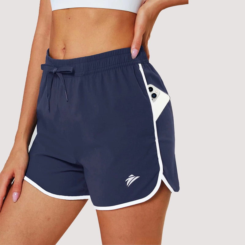 Women's Running Shorts with 2 Pockets Quick Dry Yoga Shorts 8