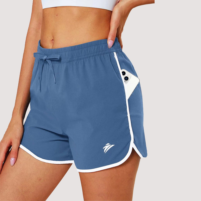 Women's Running Shorts with 2 Pockets Quick Dry Yoga Shorts 9