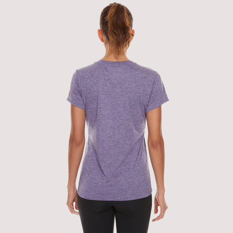 Women's Running T-Shirt Quick Dry V-Neck Yoga Top Tee Shirts 5