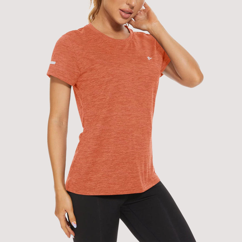 Women's Running T-Shirts Quick Dry with Reflective Strips Tee Shirts 9
