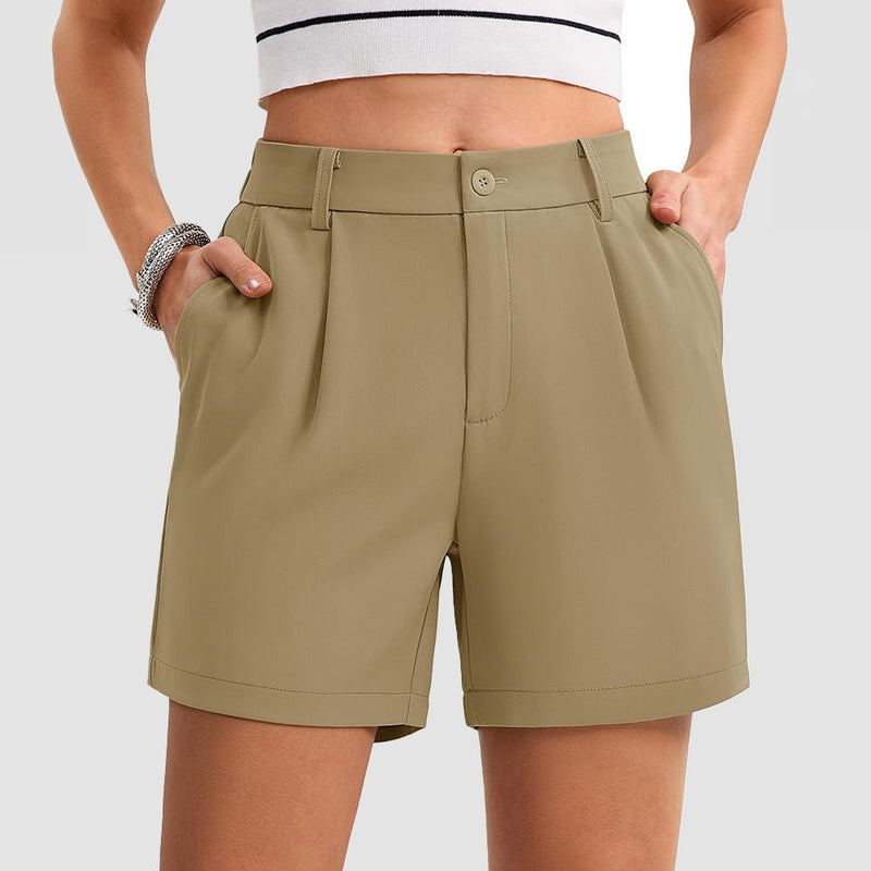 Women's Tailored Summer Shorts with Pockets 0
