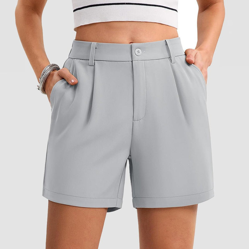 Women's Tailored Summer Shorts with Pockets 10