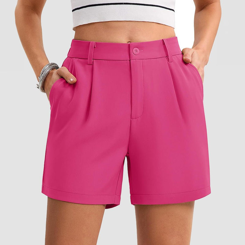 Women's Tailored Summer Shorts with Pockets 15