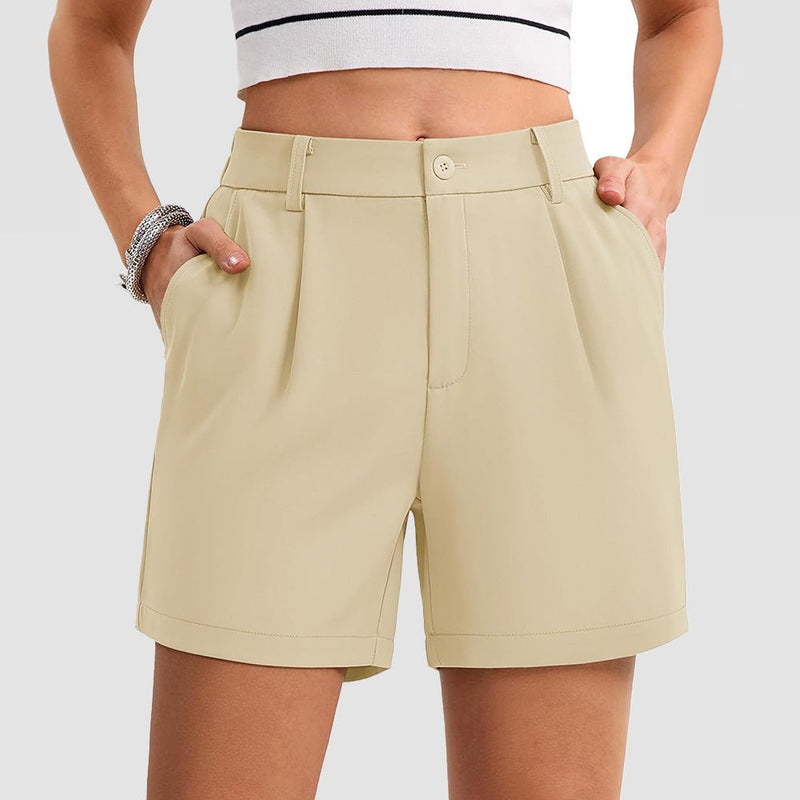 Women's Tailored Summer Shorts with Pockets 16