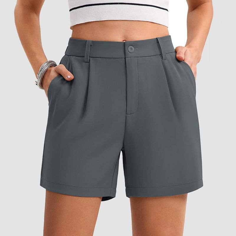 Women's Tailored Summer Shorts with Pockets 9