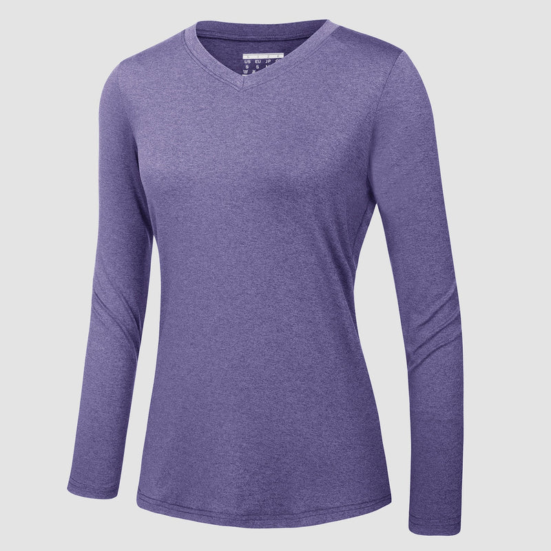 Women's UPF 50+ Shirt - Quick Dry V-Neck Hiking Tee 0