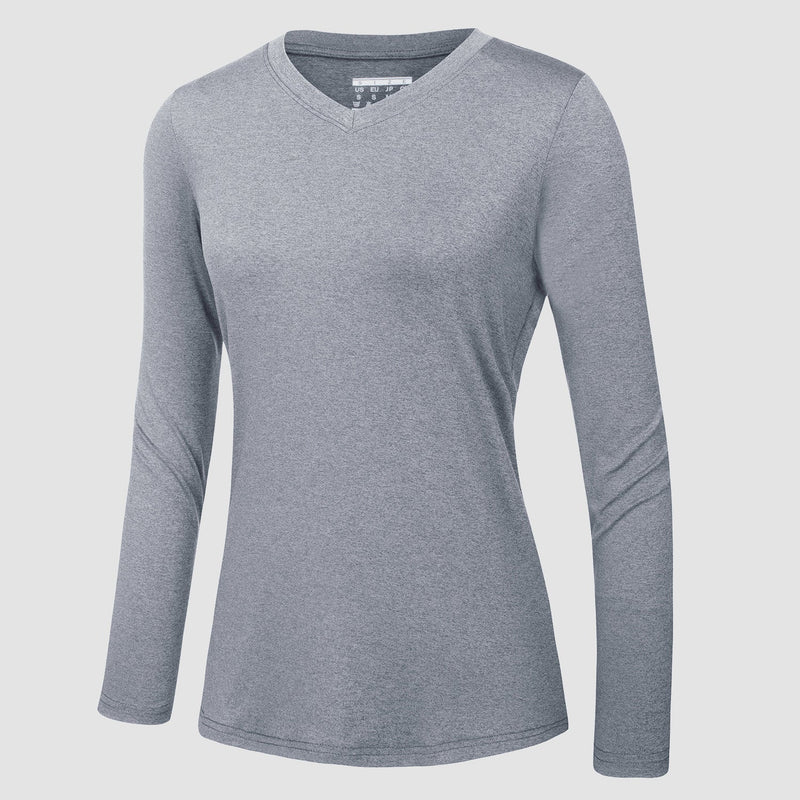 Women's UPF 50+ Shirt - Quick Dry V-Neck Hiking Tee 15