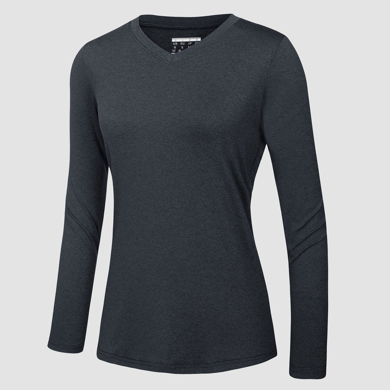 Women's UPF 50+ Shirt - Quick Dry V-Neck Hiking Tee 2