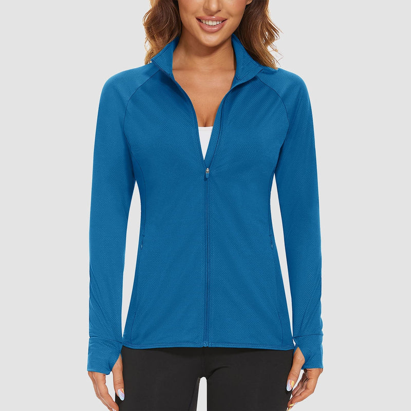 Women's UPF 50+ Sun Protection Tennis Jacket Long Sleeve 12