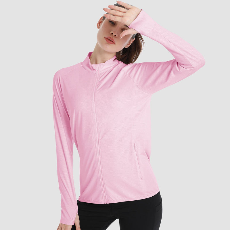 Women's UPF 50+ Sun Protection Tennis Jacket Long Sleeve 13