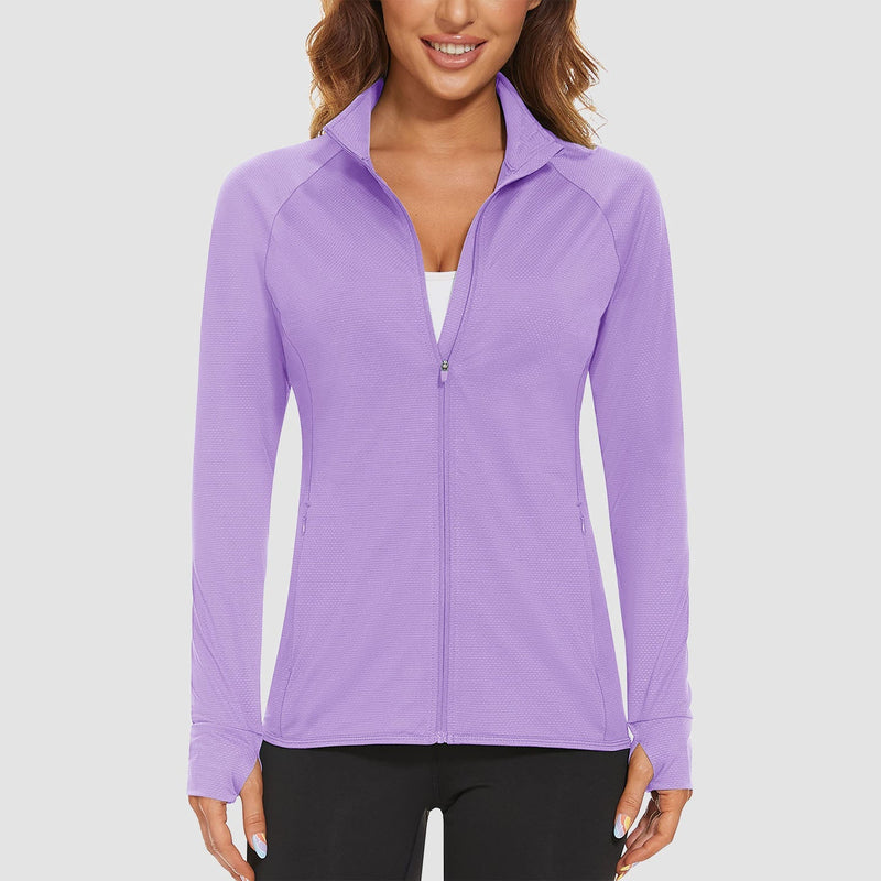 Women's UPF 50+ Sun Protection Tennis Jacket Long Sleeve 15