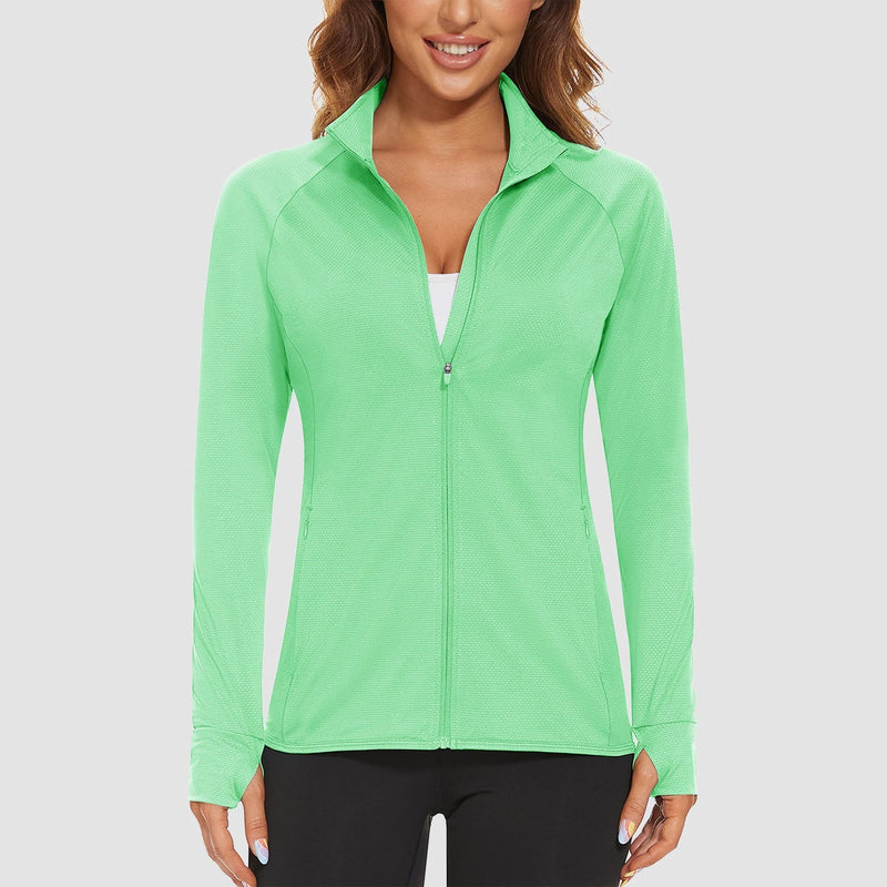Women's UPF 50+ Sun Protection Tennis Jacket Long Sleeve 16