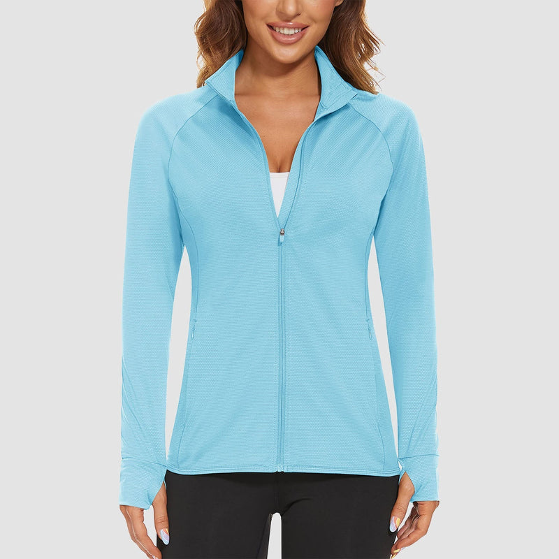 Women's UPF 50+ Sun Protection Tennis Jacket Long Sleeve 19