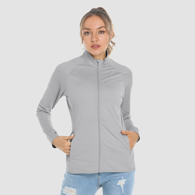 Women's UPF 50+ Sun Protection Tennis Jacket Long Sleeve 20