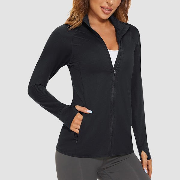 Women's UPF 50+ Sun Protection Tennis Jacket Long Sleeve 3