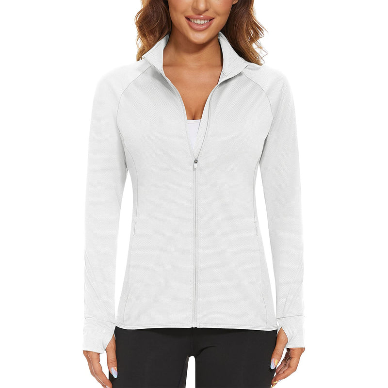 Women's UPF 50+ Sun Protection Tennis Jacket Long Sleeve 7