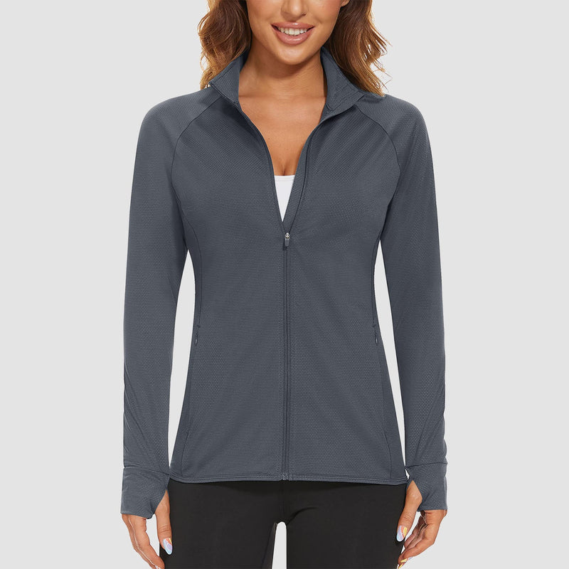 Women's UPF 50+ Sun Protection Tennis Jacket Long Sleeve 9