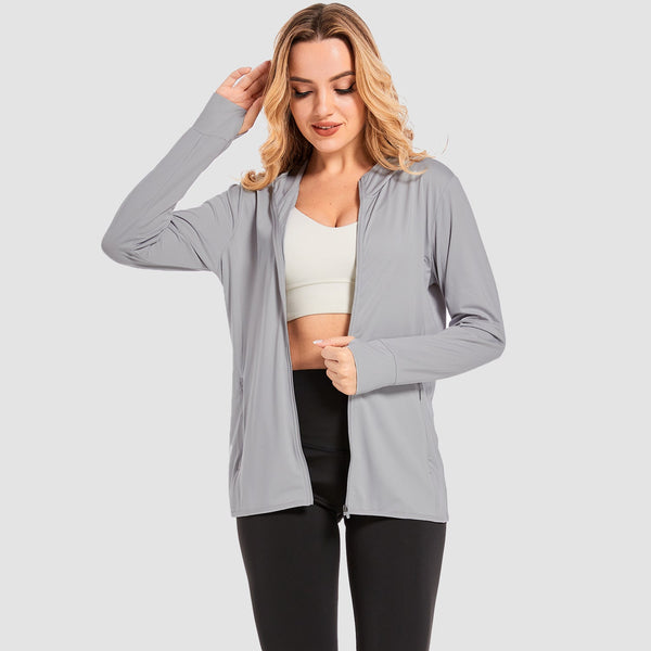 Women's UV Sun Shirt - Long Sleeve Quick-Dry Hooded Jacket 1