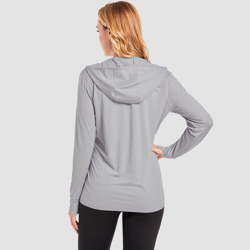 Women's UV Sun Shirt - Long Sleeve Quick-Dry Hooded Jacket 3