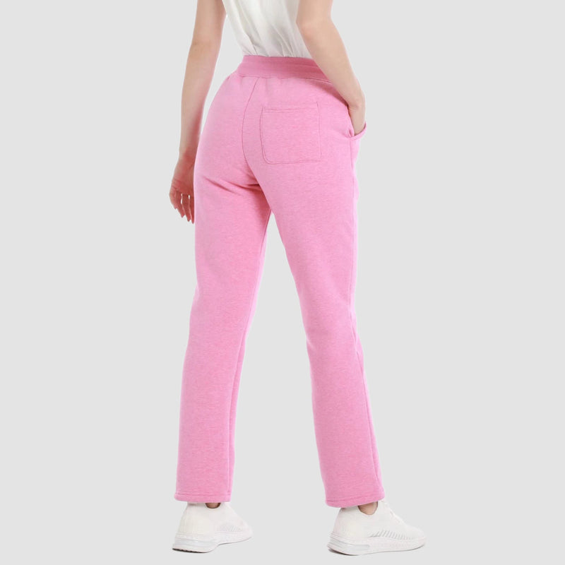 Women's Warm Sherpa Lined Jogger Pants with 3 Pockets 1